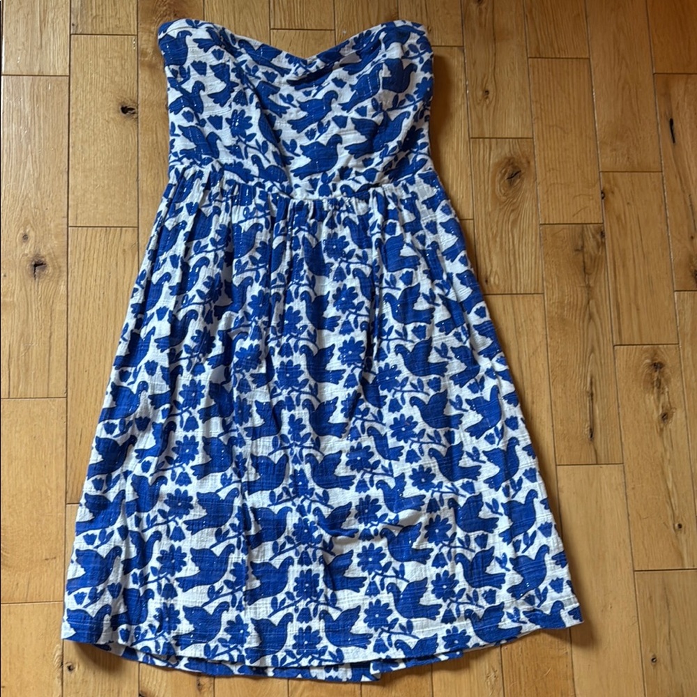 Old Navy Blue and White Dress, 10
